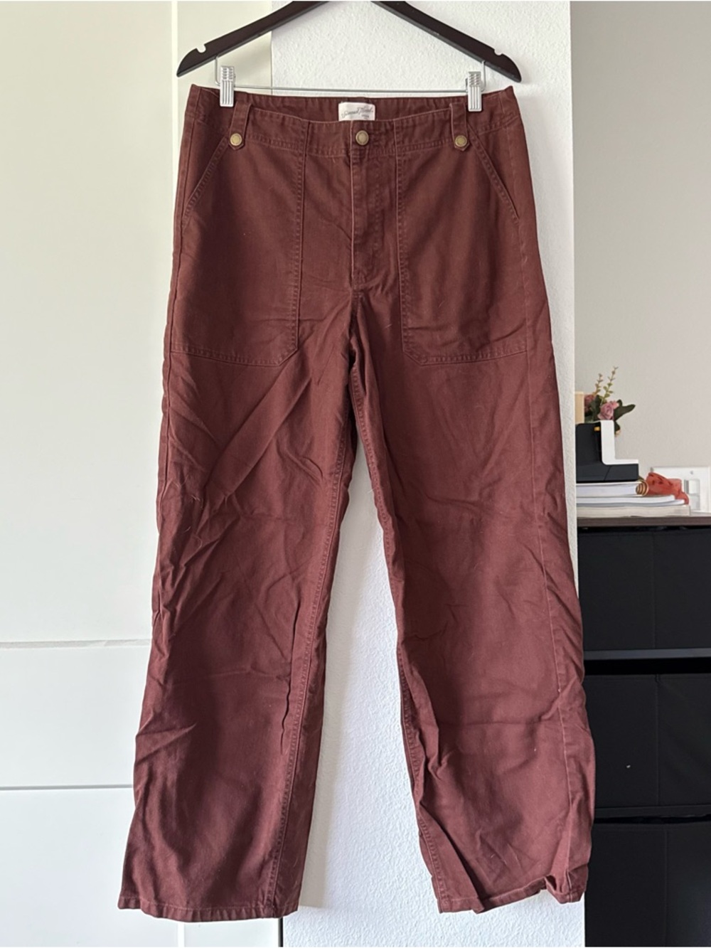 Universal Thread Straight Leg Jeans in Rust